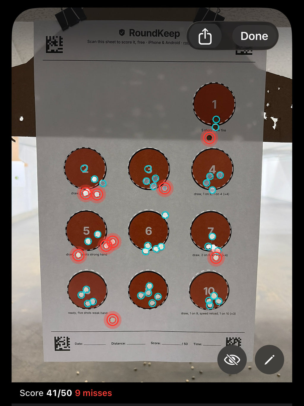 Dot Torture Target Pad