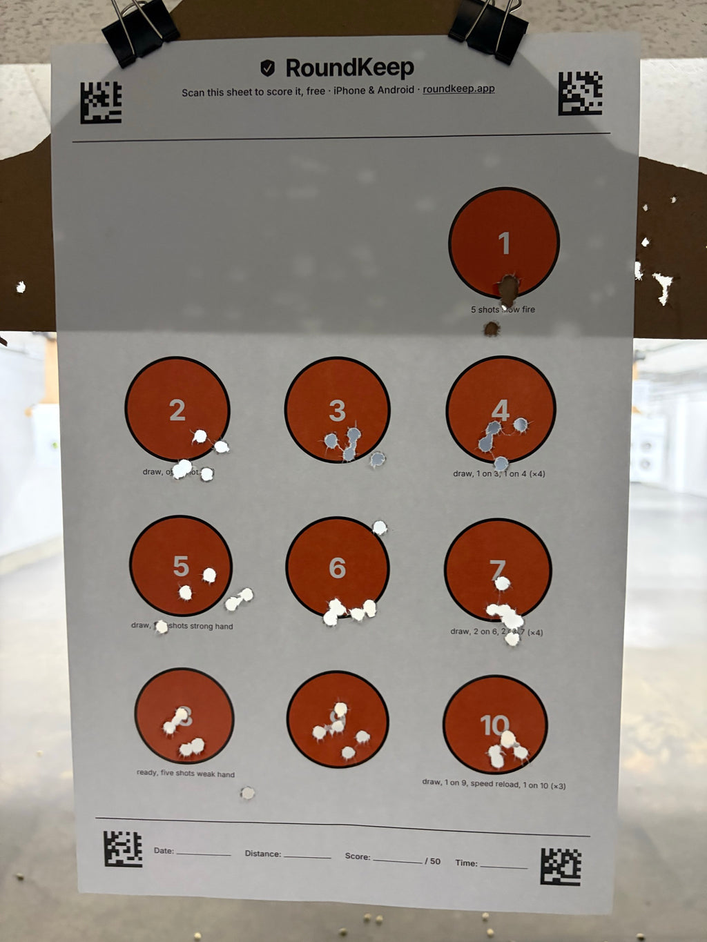 Dot Torture Target Pad