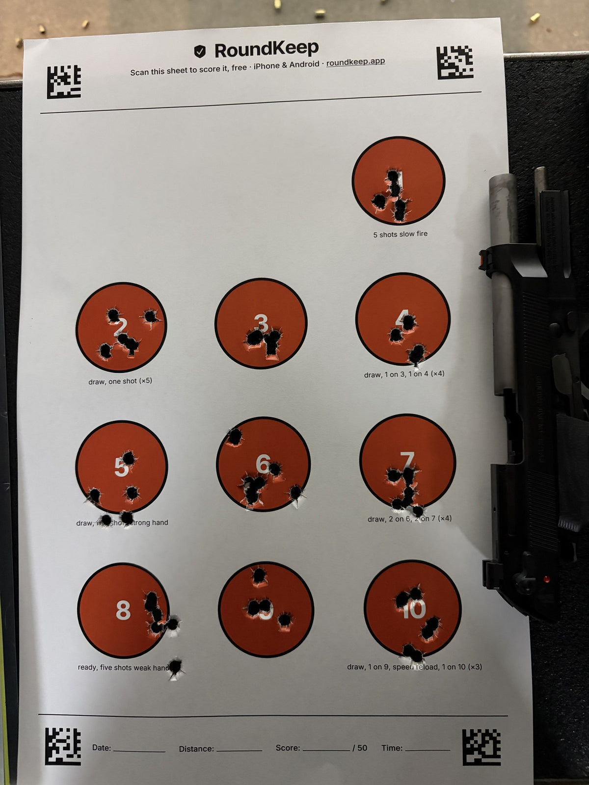 Dot Torture Target Pad
